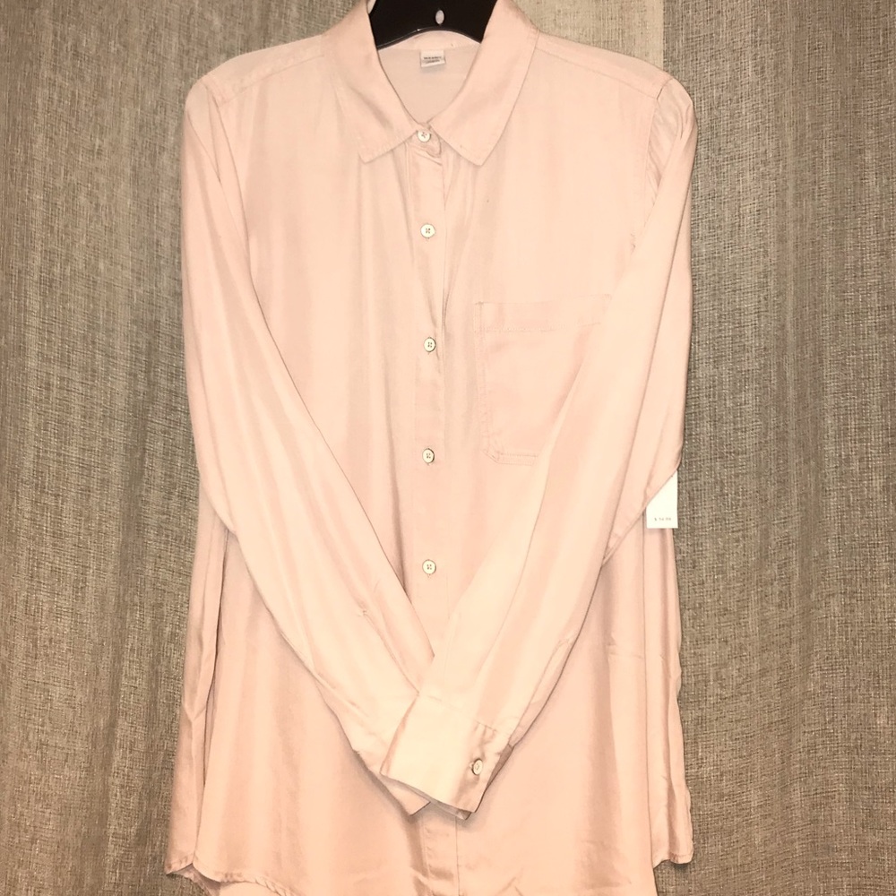💜 Peachy Button Down Shirt